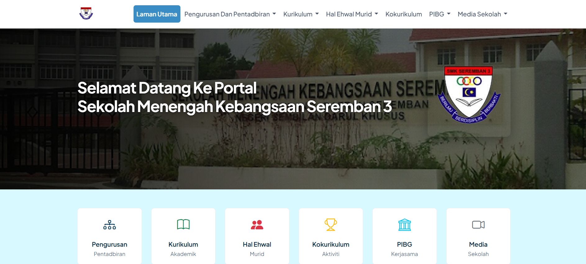 SMK Seremban 3 Website